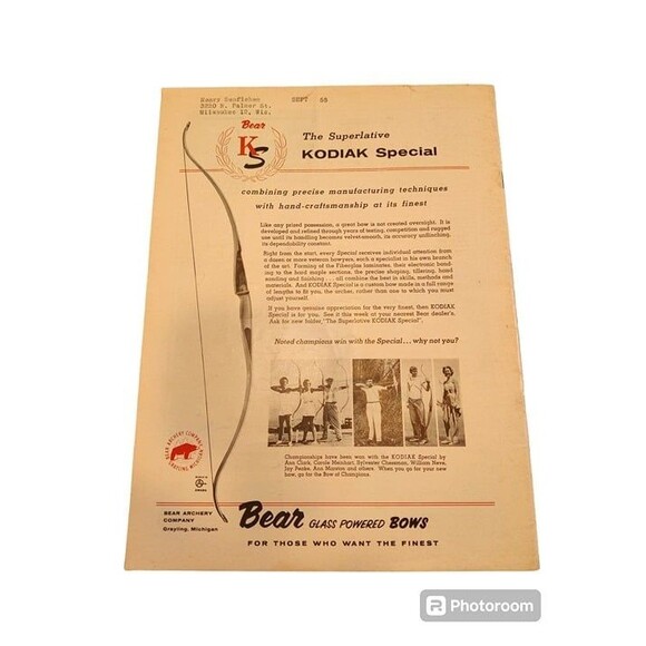 The National Bowhunter Magazine June 1958-Features Article By Fred Bear-Nice - Picture 2 of 12